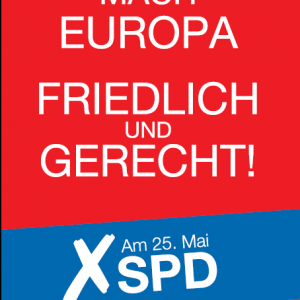 Schlussplakat Europawahl 2014