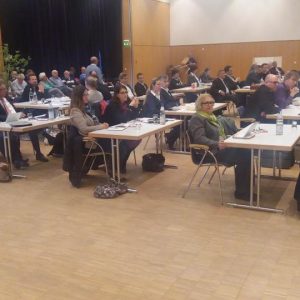 Blick in die Sitzung, im Vordergrund die SPD Fraktion